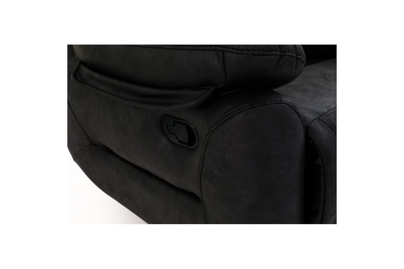 Angola Manuaalinen recliner-nojatuoli - Musta - Huonekalut - Tuoli & nojatuoli - Nojatuoli & lepotuoli - Makuutuoli & divaanituoli