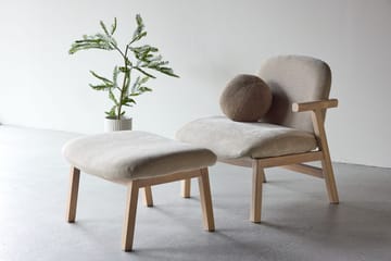 Armchair Venture Home Beige Fåtölj + Ottoman - Huonekalut - Tuoli & nojatuoli - Nojatuoli & lepotuoli