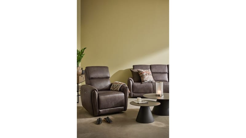 Arvello recliner-nojatuoli, sähköinen - Ruskea - Huonekalut - Tuoli & nojatuoli - Nojatuoli & lepotuoli - Mekanismituoli