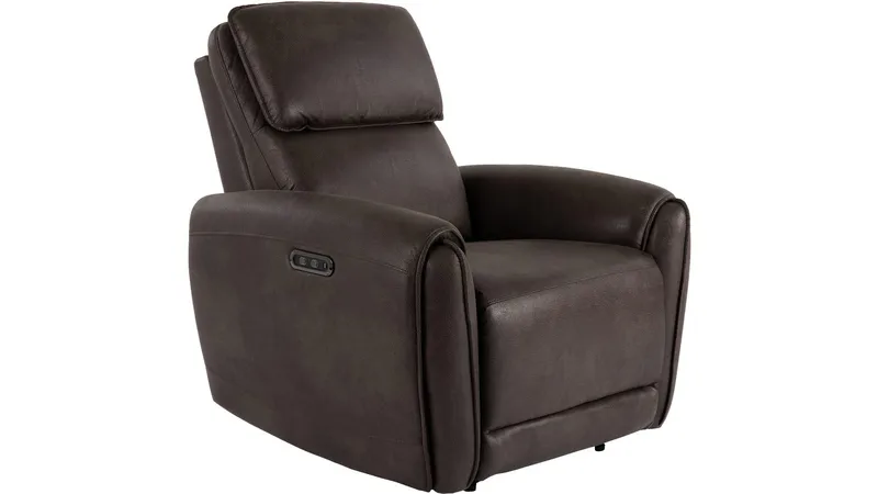 Arvello recliner-nojatuoli, sähköinen, Ruskea