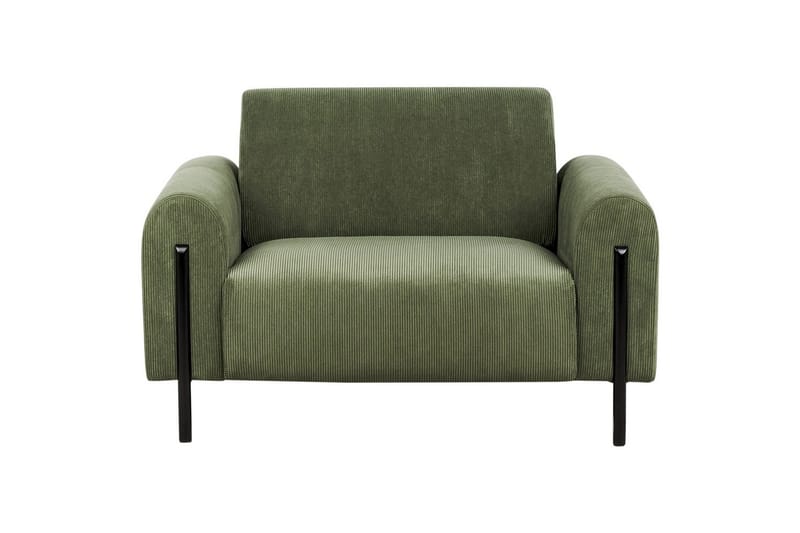 Nojatuoli Askim - Oliivinvihreä, Musta/manchesterkangas - Huonekalut - Tuoli & nojatuoli - Nojatuoli & lepotuoli