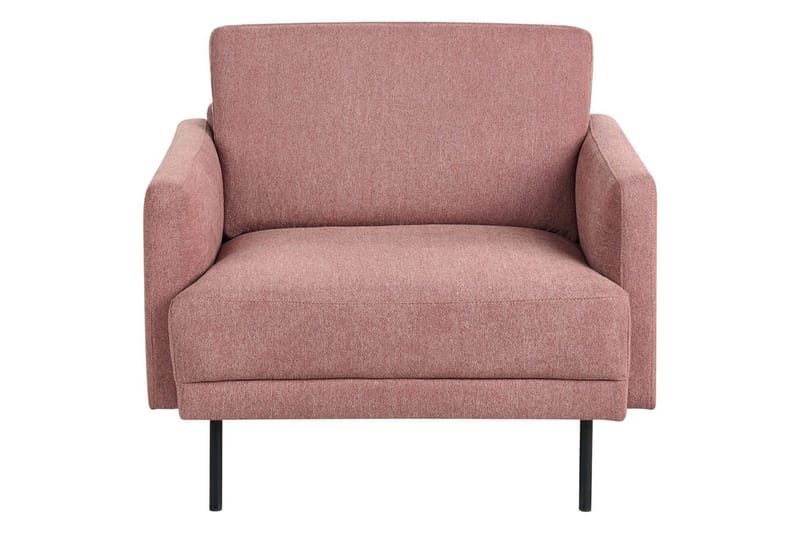 Nojatuoli Breda - Rosa, Musta - Huonekalut - Tuoli & nojatuoli - Nojatuoli & lepotuoli