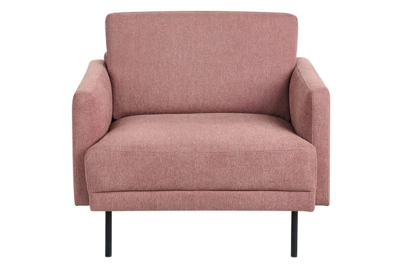 Nojatuoli Breda - Rosa, Musta - Huonekalut - Tuoli & nojatuoli - Nojatuoli & lepotuoli