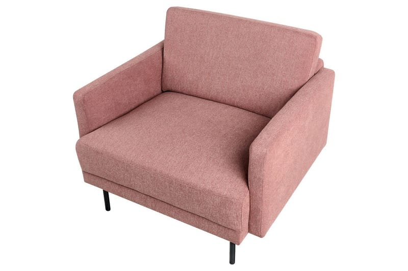 Nojatuoli Breda - Rosa, Musta - Huonekalut - Tuoli & nojatuoli - Nojatuoli & lepotuoli