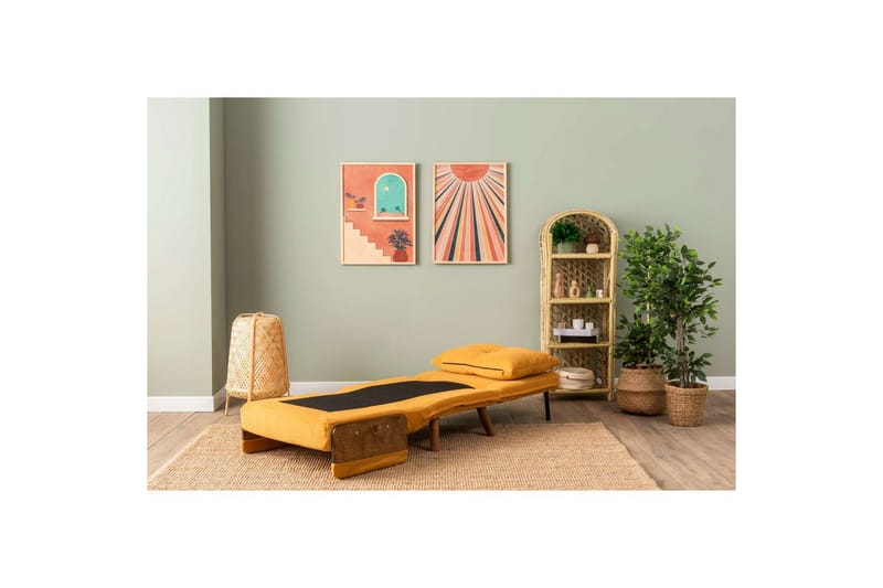 Canelo Vuodetuoli - Sinapinkeltainen Keltainen - Huonekalut - Sohva - Vuodesohva