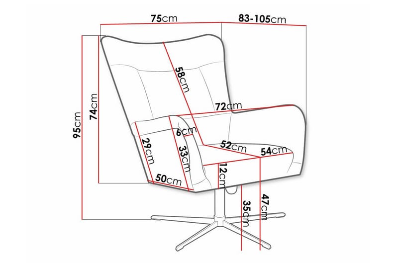 Carney Fåtölj beige - Huonekalut - Tuoli & nojatuoli - Nojatuoli & lepotuoli