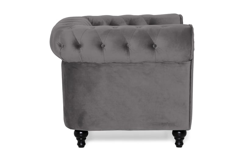 Chesterfield Lyx Suuri mukava syvä sametilla verhoiltu nojatuoli – Nojatuoli olohuoneeseen - Huonekalut - Tuoli & nojatuoli - Nojatuoli & lepotuoli - Chesterfield-nojatuolit