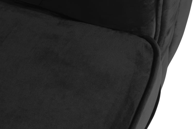 Chesterfield Lyx suuri mukava syvä samettinojatuoli – Nojatuoli olohuoneeseen - Musta - Huonekalut - Tuoli & nojatuoli - Nojatuoli & lepotuoli - Chesterfield-nojatuolit