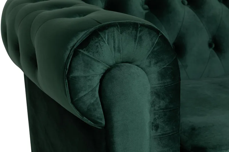 Chesterfield Lyx suuri mukava syvä samettinojatuoli – Nojatuoli olohuoneeseen - Huonekalut - Tuoli & nojatuoli - Nojatuoli & lepotuoli - Chesterfield-nojatuolit