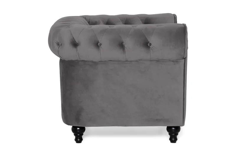 Chesterfield Lyx suuri mukava syvä samettinojatuoli – Nojatuoli olohuoneeseen - Huonekalut - Tuoli & nojatuoli - Nojatuoli & lepotuoli - Chesterfield-nojatuolit