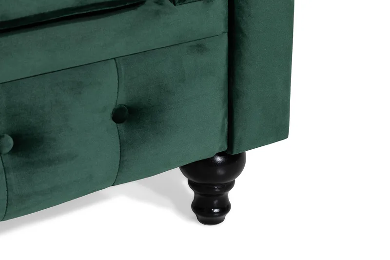 Chesterfield Lyx suuri mukava syvä samettinojatuoli – Nojatuoli olohuoneeseen - Huonekalut - Tuoli & nojatuoli - Nojatuoli & lepotuoli - Chesterfield-nojatuolit