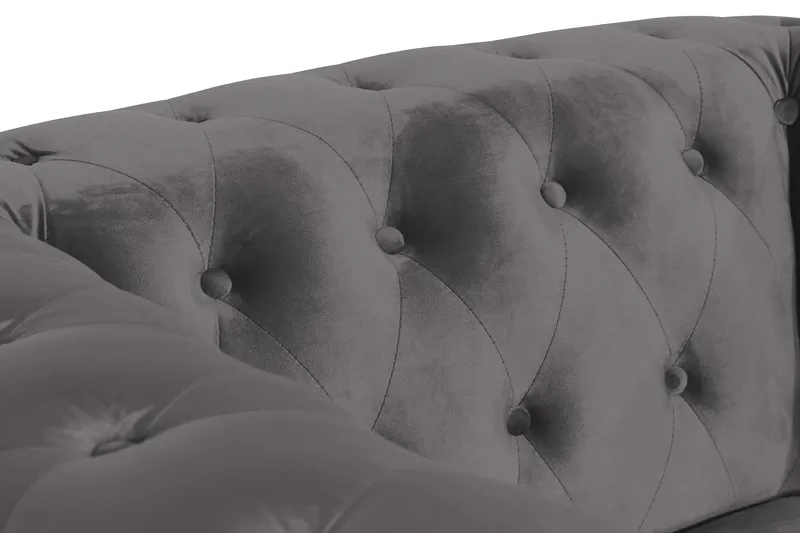 Chesterfield Lyx suuri mukava syvä samettinojatuoli – Nojatuoli olohuoneeseen - Huonekalut - Tuoli & nojatuoli - Nojatuoli & lepotuoli - Chesterfield-nojatuolit