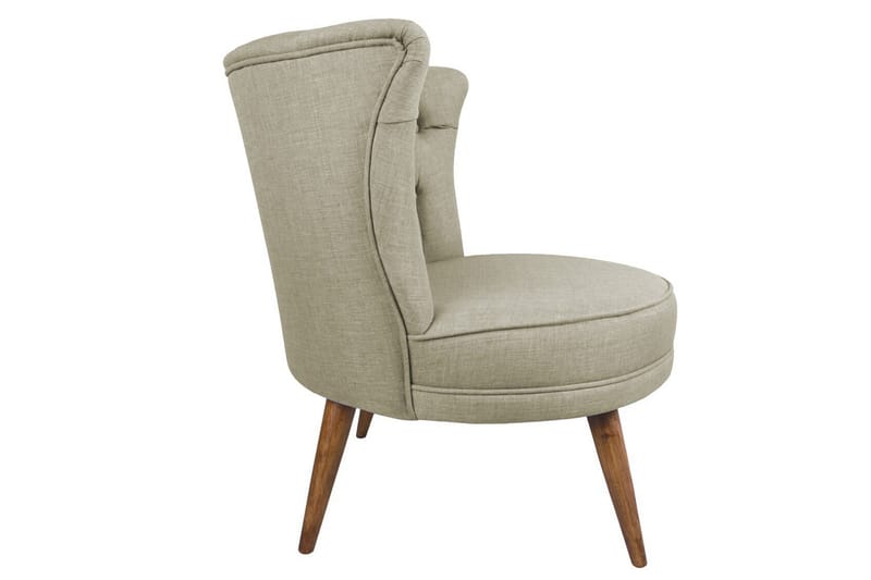 Nojatuoli Alinson - Harmaa - Huonekalut - Tuoli & nojatuoli - Nojatuoli & lepotuoli - Chesterfield-nojatuolit