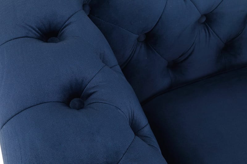 Nojatuoli Chester Deluxe Sametti - Petroolinsininen - Huonekalut - Tuoli & nojatuoli - Nojatuoli & lepotuoli - Chesterfield-nojatuolit