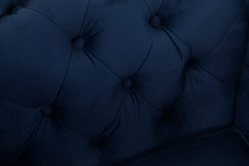 Nojatuoli Chester Deluxe Sametti - Petroolinsininen - Huonekalut - Tuoli & nojatuoli - Nojatuoli & lepotuoli - Chesterfield-nojatuolit