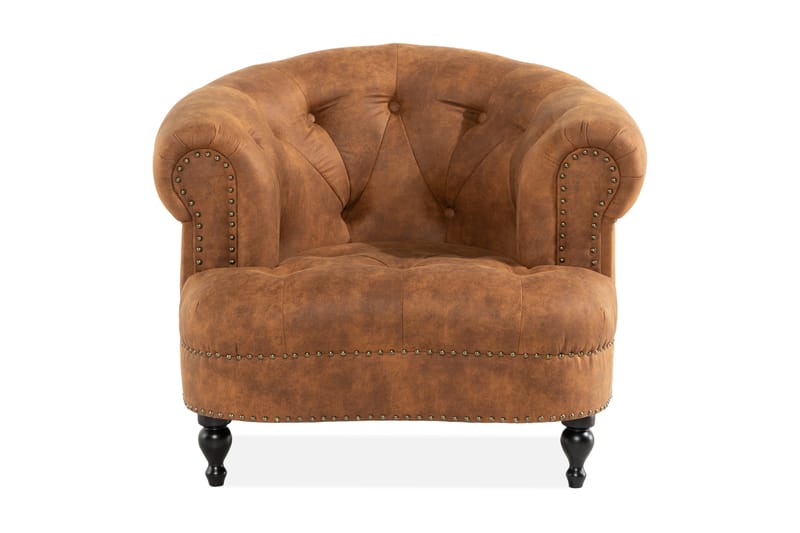 Nojatuoli Petitfils - Beige - Huonekalut - Tuoli & nojatuoli - Nojatuoli & lepotuoli - Chesterfield-nojatuolit
