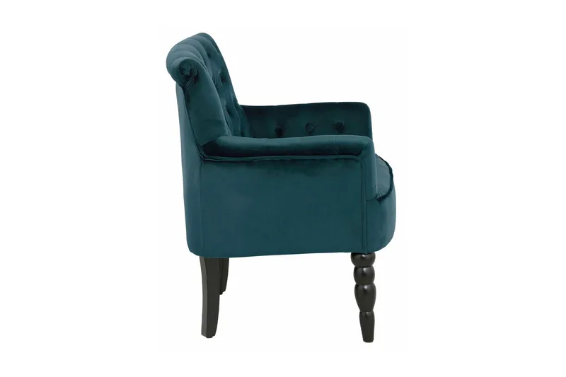 Samettinojatuoli Adea - Vihreä - Huonekalut - Tuoli & nojatuoli - Nojatuoli & lepotuoli - Chesterfield-nojatuolit