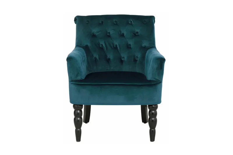 Samettinojatuoli Adea - Vihreä - Huonekalut - Tuoli & nojatuoli - Nojatuoli & lepotuoli - Chesterfield-nojatuolit