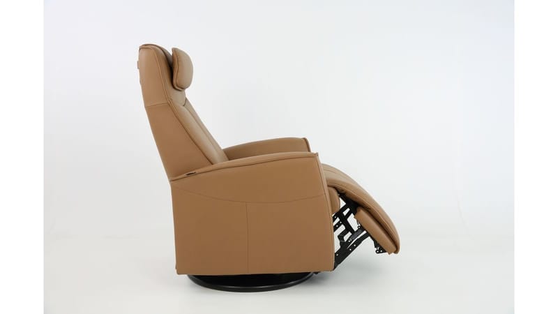 Clashan Hjellegjerde recliner-nojatuoli, sähköinen - Ruskea - Huonekalut - Tuoli & nojatuoli - Nojatuoli & lepotuoli - Mekanismituoli