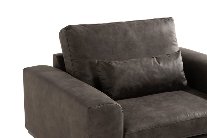 Copenhagen Nojatuoli Keinonahka - Tummanharmaa - Huonekalut - Tuoli & nojatuoli - Nojatuoli & lepotuoli - Nahkainen nojatuoli