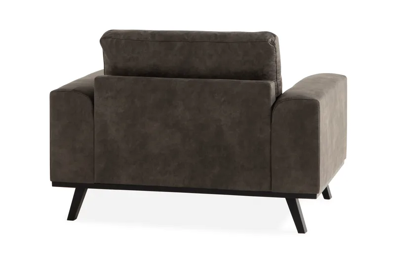 Copenhagen Nojatuoli Keinonahka - Tummanharmaa - Huonekalut - Tuoli & nojatuoli - Nojatuoli & lepotuoli - Nahkainen nojatuoli