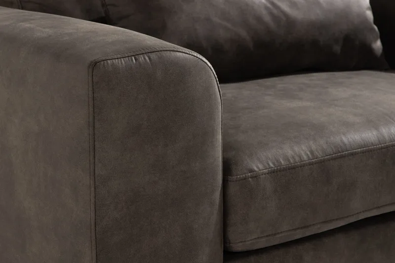 Copenhagen Nojatuoli Keinonahka - Tummanharmaa - Huonekalut - Tuoli & nojatuoli - Nojatuoli & lepotuoli - Nahkainen nojatuoli