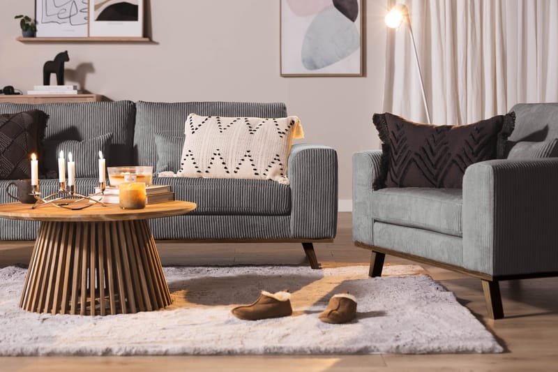 Copenhagen Nojatuoli Manchester - Harmaa - Huonekalut - Tuoli & nojatuoli - Nojatuoli & lepotuoli