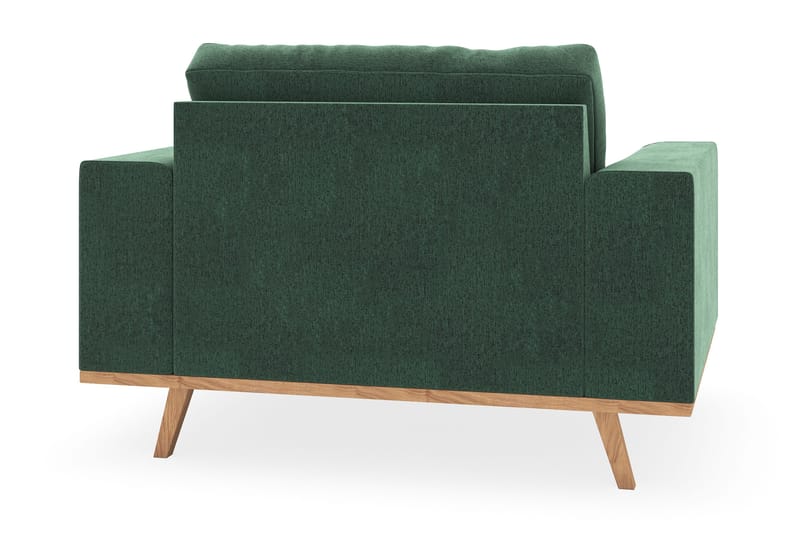 Copenhagen Nojatuoli rahilla - Tummanvihreä - Huonekalut - Tuoli & nojatuoli - Nojatuoli & lepotuoli - Nojatuoli rahilla