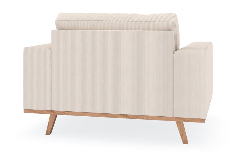 Copenhagen Nojatuoli rahilla - Vaalea beige - Huonekalut - Tuoli & nojatuoli - Nojatuoli & lepotuoli