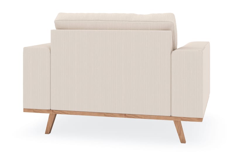 Copenhagen Nojatuoli rahilla - Vaalea beige - Huonekalut - Tuoli & nojatuoli - Nojatuoli & lepotuoli - Nojatuoli rahilla