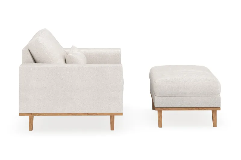 Copenhagen Nojatuoli rahilla - Valkoinen - Huonekalut - Tuoli & nojatuoli - Nojatuoli & lepotuoli - Nojatuoli rahilla