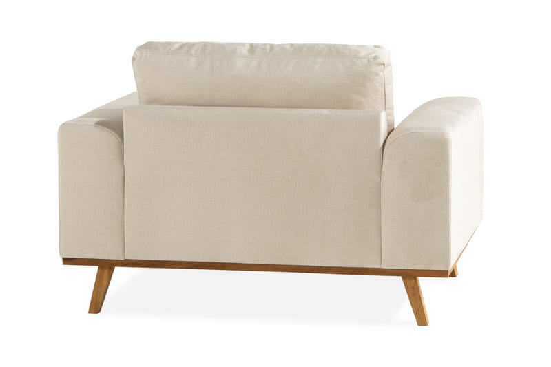 Copenhagen Nojatuoli Sametti - Beige - Huonekalut - Tuoli & nojatuoli - Nojatuoli & lepotuoli - Samettinojatuoli