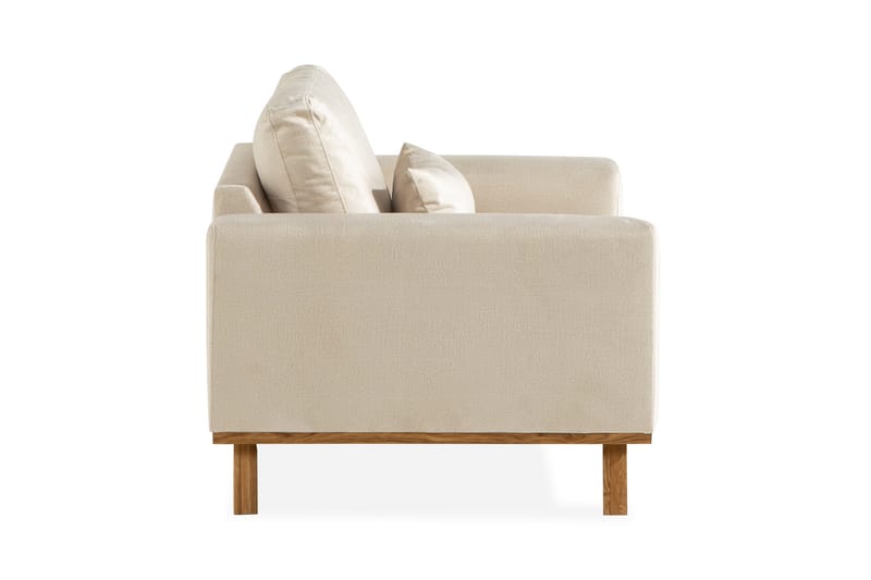 Copenhagen Nojatuoli Sametti - Beige - Huonekalut - Tuoli & nojatuoli - Nojatuoli & lepotuoli - Samettinojatuoli