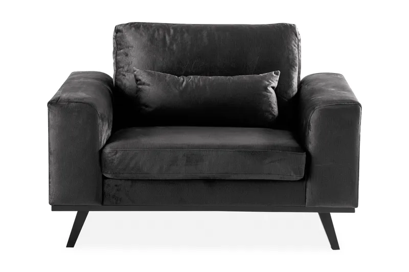 Copenhagen Nojatuoli Sametti - Harmaa - Huonekalut - Tuoli & nojatuoli - Nojatuoli & lepotuoli - Samettinojatuoli