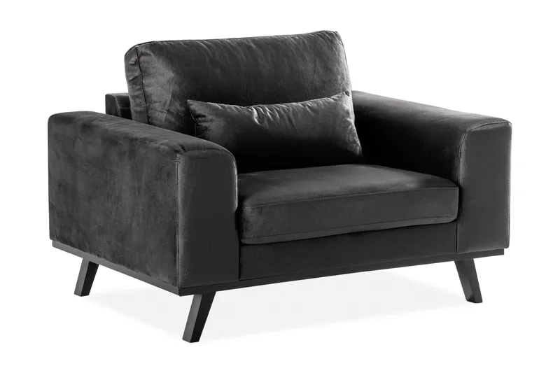 Copenhagen Nojatuoli Sametti - Harmaa - Huonekalut - Tuoli & nojatuoli - Nojatuoli & lepotuoli - Samettinojatuoli