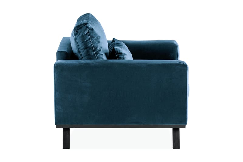 Copenhagen Nojatuoli Sametti - Sininen - Huonekalut - Tuoli & nojatuoli - Nojatuoli & lepotuoli - Samettinojatuoli