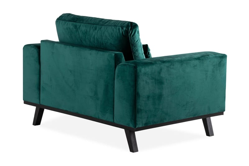 Copenhagen Nojatuoli Sametti - Vihreä - Huonekalut - Tuoli & nojatuoli - Nojatuoli & lepotuoli - Samettinojatuoli