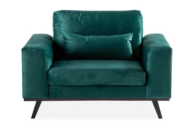 Copenhagen Nojatuoli Sametti - Vihreä - Huonekalut - Tuoli & nojatuoli - Nojatuoli & lepotuoli - Samettinojatuoli