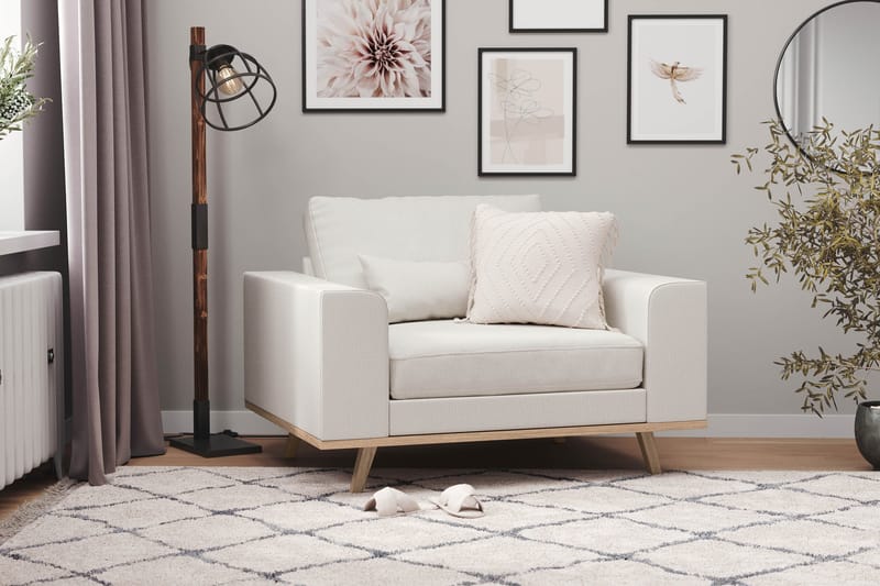 Copenhagen Nojatuoli - Pellavanbeige - Huonekalut - Tuoli & nojatuoli - Nojatuoli & lepotuoli