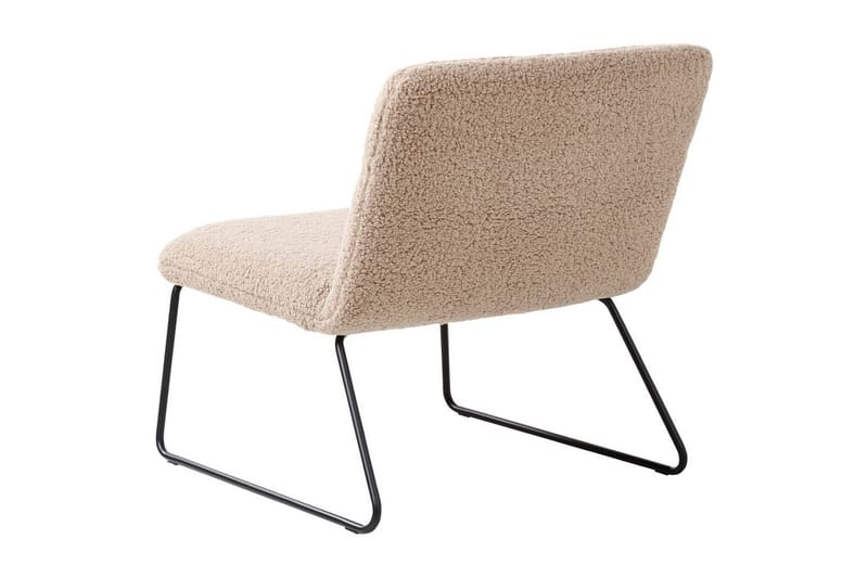 Nojatuoli Cotulla - Beige, musta/Bouclé - Huonekalut - Tuoli & nojatuoli - Nojatuoli & lepotuoli