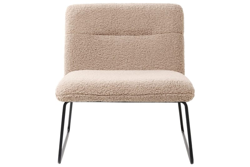 Nojatuoli Cotulla - Beige, musta/Bouclé - Huonekalut - Tuoli & nojatuoli - Nojatuoli & lepotuoli