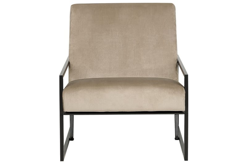 Nojatuoli Delary - Taupe, musta - Huonekalut - Tuoli & nojatuoli - Nojatuoli & lepotuoli