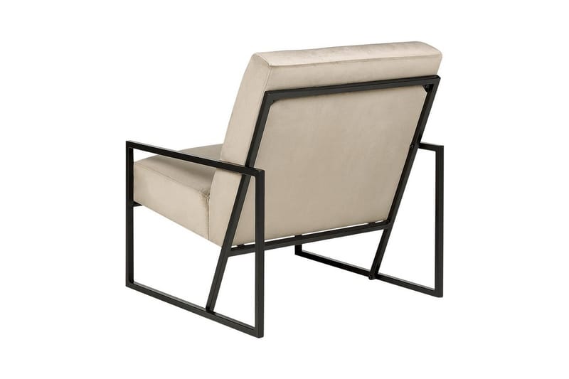 Nojatuoli Delary - Taupe, musta - Huonekalut - Tuoli & nojatuoli - Nojatuoli & lepotuoli