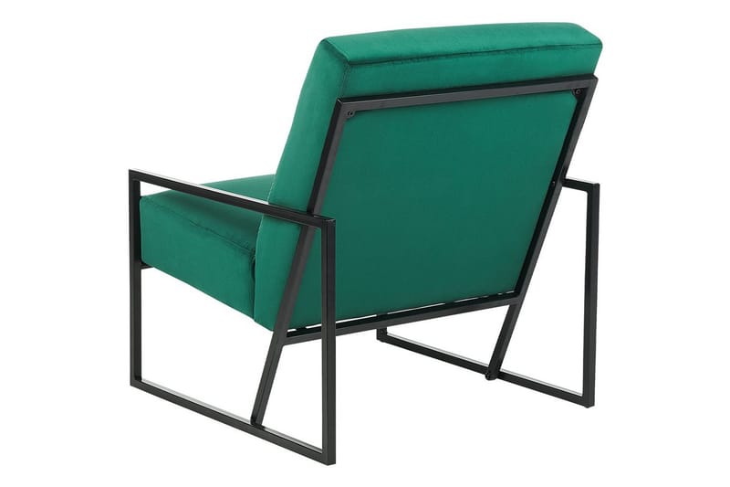 Nojatuoli Delary - Vihreä, musta - Huonekalut - Tuoli & nojatuoli - Nojatuoli & lepotuoli