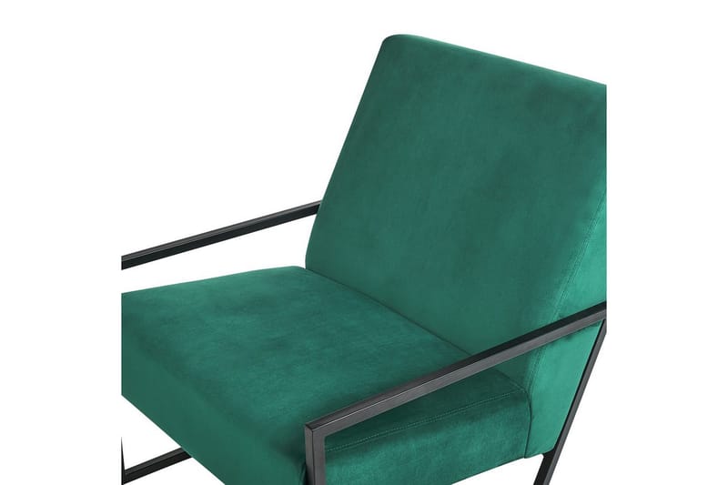 Nojatuoli Delary - Vihreä, musta - Huonekalut - Tuoli & nojatuoli - Nojatuoli & lepotuoli