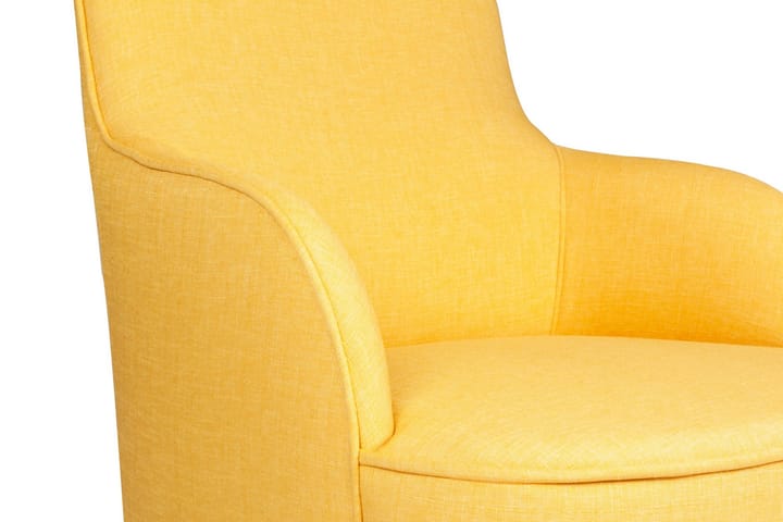 Nojatuoli Denly Käsinojilla - Keltainen - Nojatuoli & lepotuoli