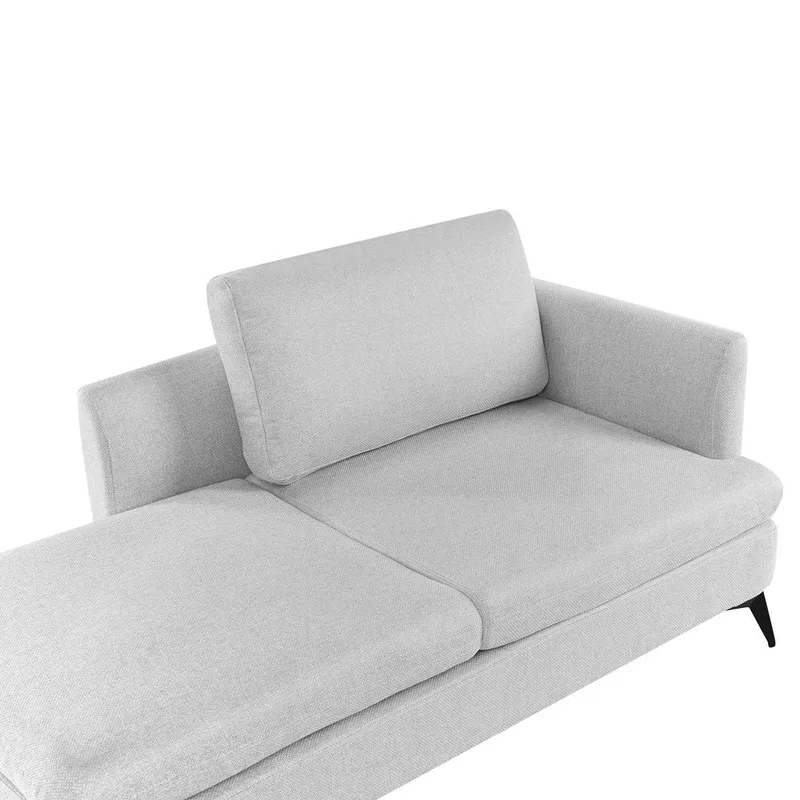 Divaani Sievoz - Harmaa, musta/Oikeakätinen - Huonekalut - Tuoli & nojatuoli - Nojatuoli & lepotuoli - Makuutuoli & divaanituoli