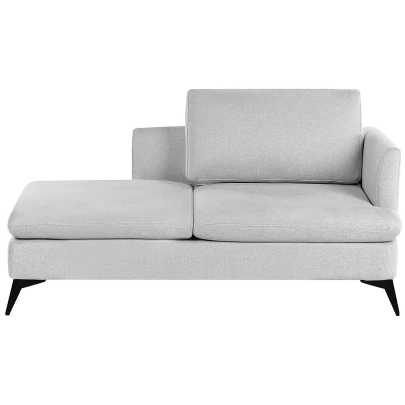 Divaani Sievoz - Harmaa, musta/Oikeakätinen - Huonekalut - Tuoli & nojatuoli - Nojatuoli & lepotuoli - Makuutuoli & divaanituoli