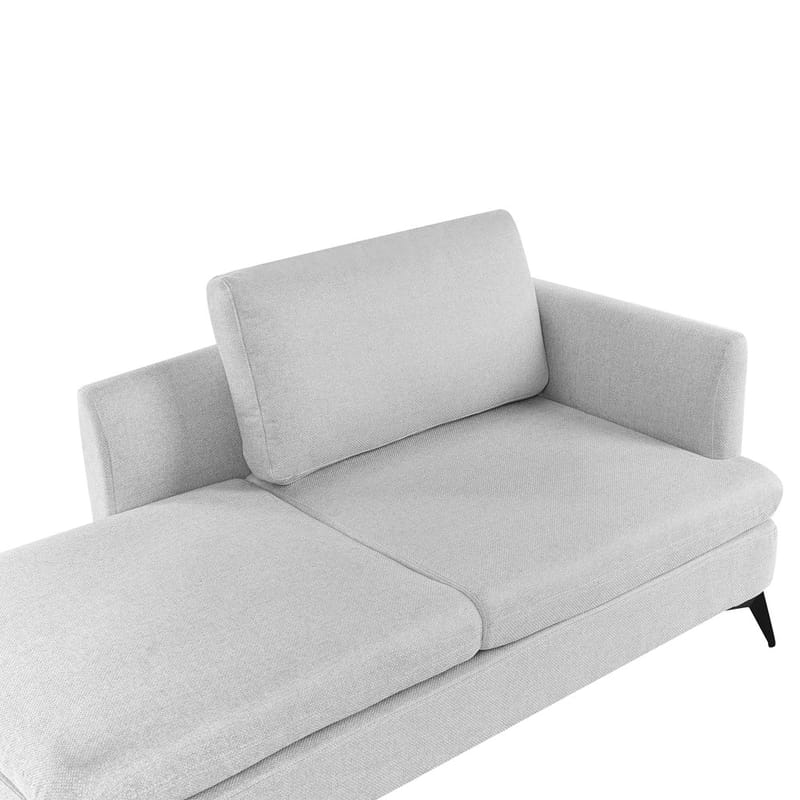 Divaani Sievoz - Harmaa, musta/Oikeakätinen - Huonekalut - Tuoli & nojatuoli - Nojatuoli & lepotuoli - Makuutuoli & divaanituoli