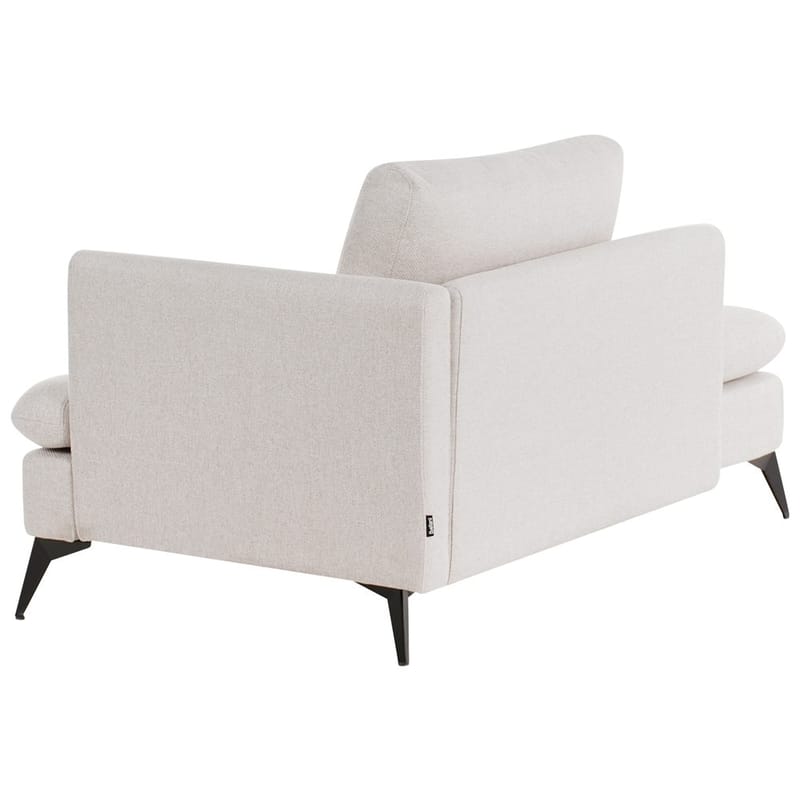 Divaani Sievoz - Ljusbeige, musta/Oikeakätinen - Huonekalut - Tuoli & nojatuoli - Nojatuoli & lepotuoli - Makuutuoli & divaanituoli